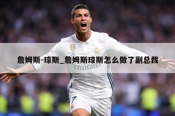 詹姆斯-琼斯_詹姆斯琼斯怎么做了副总裁